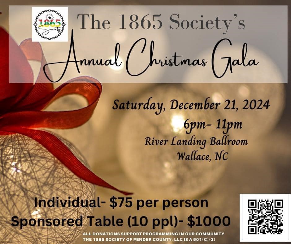 The 1865 Society of Pender County Christmas Gala