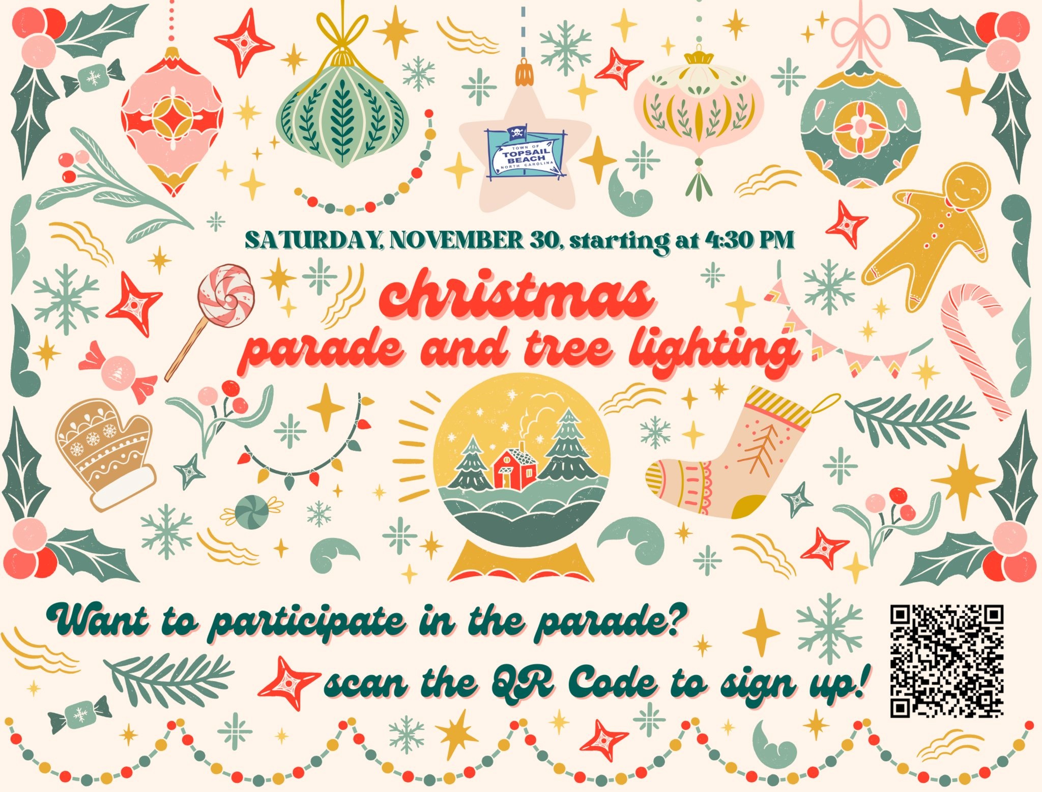 Topsail Beach Christmas Parade and Tree Lighting