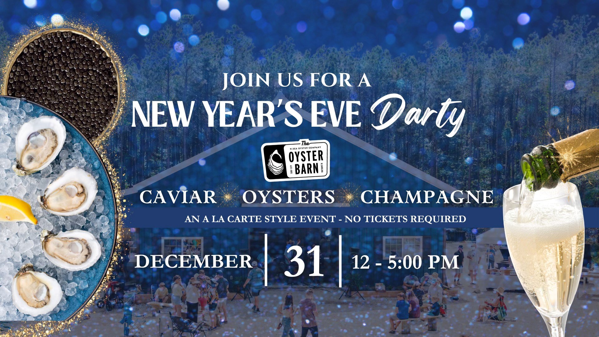 New Years Eve Darty at The Oyster Barn