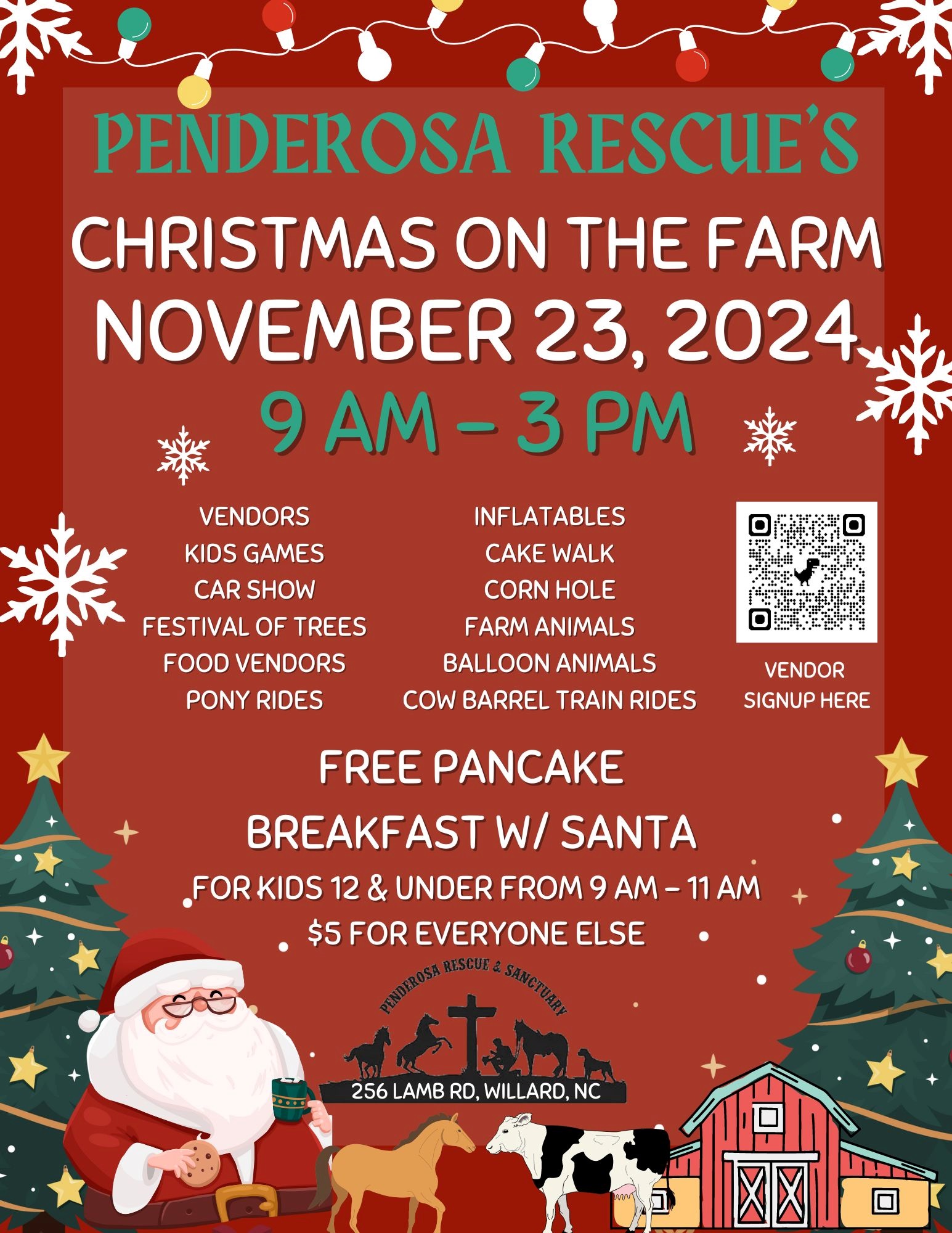 Penderosa Rescue's Christmas on the Farm