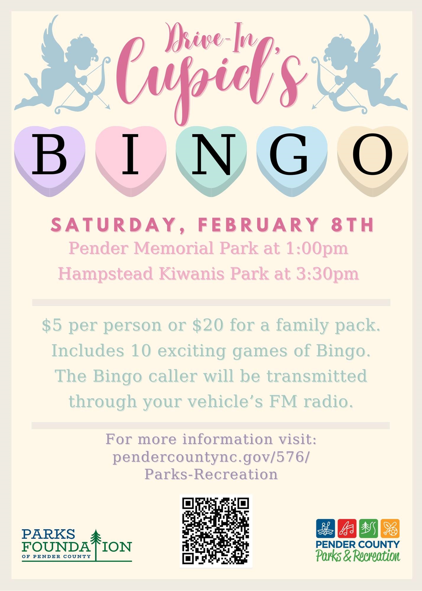 Drive-In Cupid's bingo