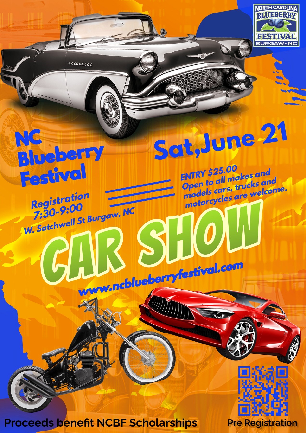 NC Blueberry Festival Car Show