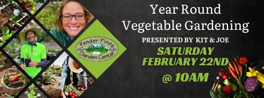 Pender Pines Year Round Vegetable Gardening Seminar